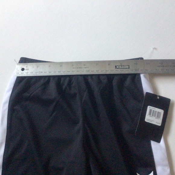 Gym Shorts!! Hurley Kids Black Athletic Shorts with White Stripe Size 7 - Picture 8 of 8